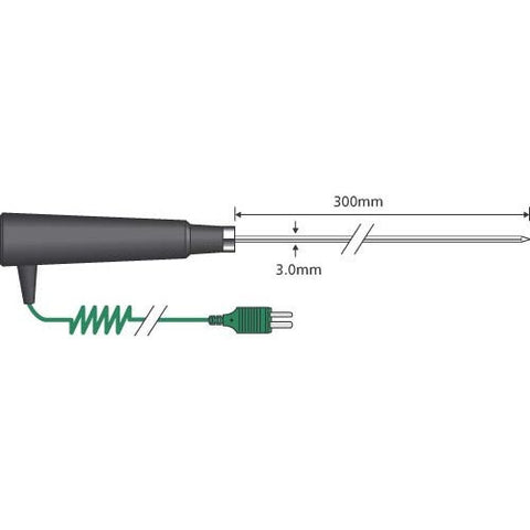 Immersion Probes (Type K) with Sub-Min Connection