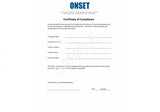 Compliance Certification