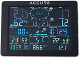 ACCUR8 DWS7100 7-in-1 Complete Solar-Powered WiFi Weather Station with Light Intensity, UV Monitoring & Weather Alerts