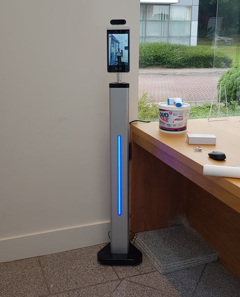 Installation of a Temperature Screening Fever Access Control System in a Dublin Office. This Company have up to 20 Staff plus Visitors working in the Voluntary Industry